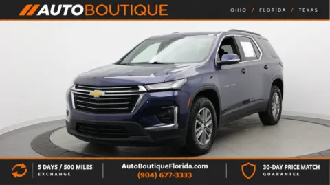 Blue 2023 Chevrolet Traverse LT Cloth for sale in Jacksonville, FL