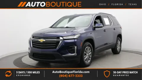 Blue 2023 Chevrolet Traverse LT Cloth for sale in Jacksonville, FL