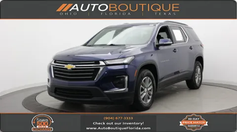 Blue 2023 Chevrolet Traverse LT Cloth for sale in Jacksonville, FL
