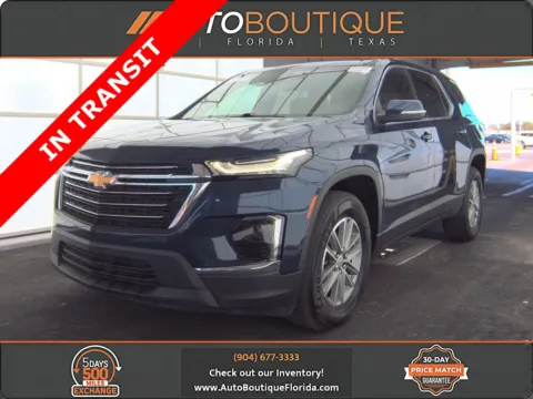 Blue 2023 Chevrolet Traverse LT Cloth for sale in Jacksonville, FL