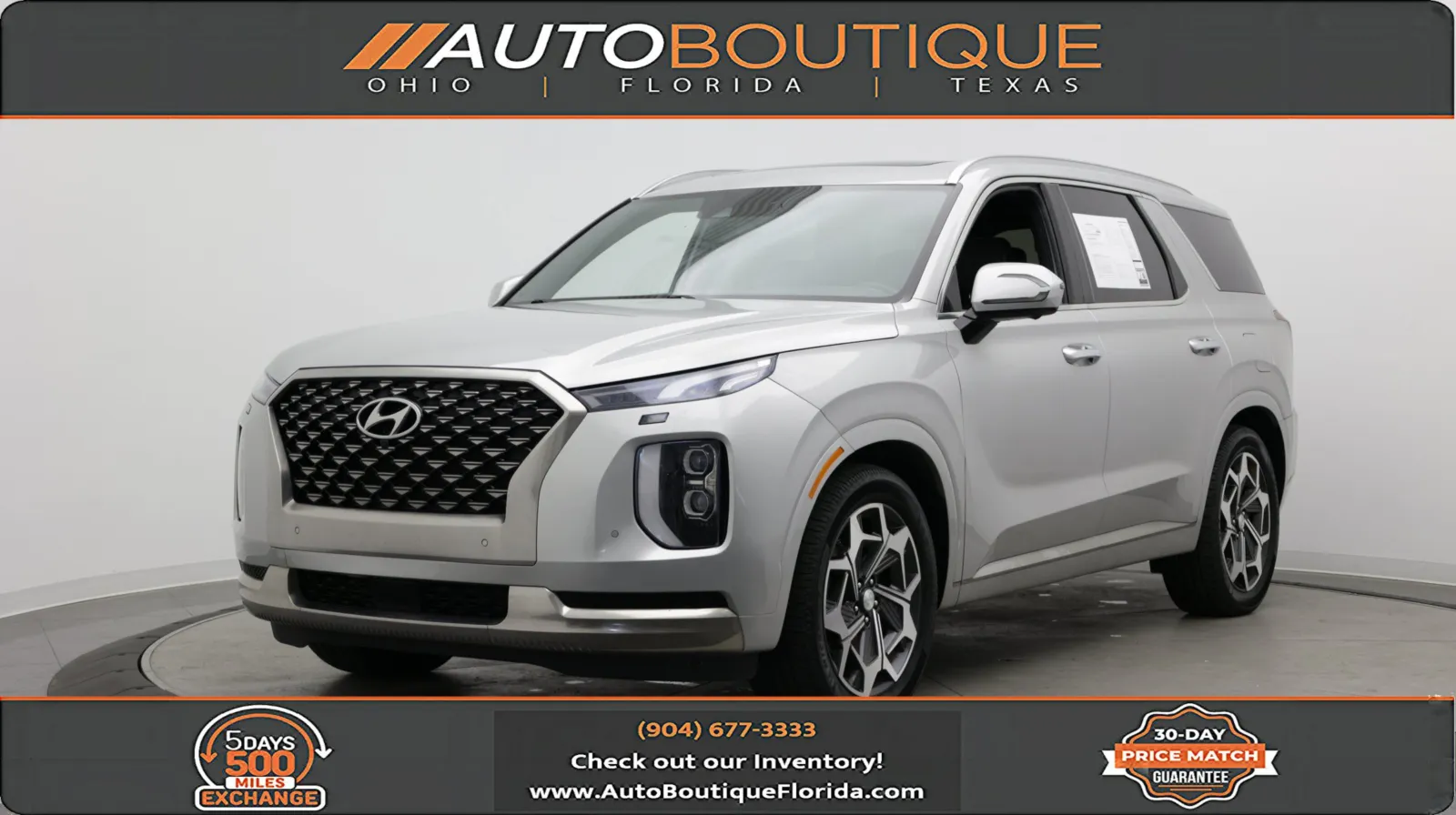 Silver 2022 Hyundai Palisade Calligraphy for sale in Jacksonville, FL