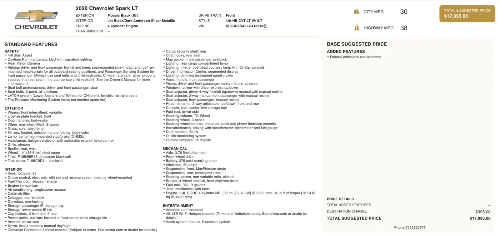 Chevrolet Spark photo 5