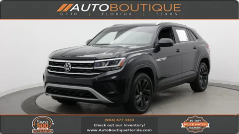Black 2022 Volkswagen Atlas Cross Sport 3.6L V6 SE w/Technology for sale in Jacksonville, FL
