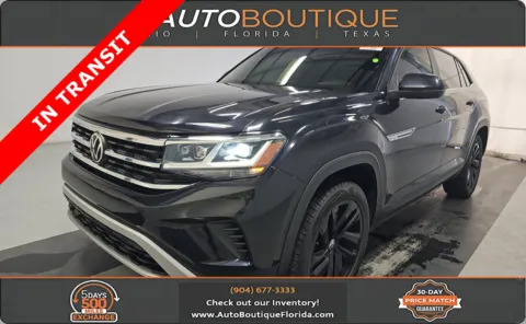 Black 2022 Volkswagen Atlas Cross Sport 3.6L V6 SE w/Technology for sale in Jacksonville, FL