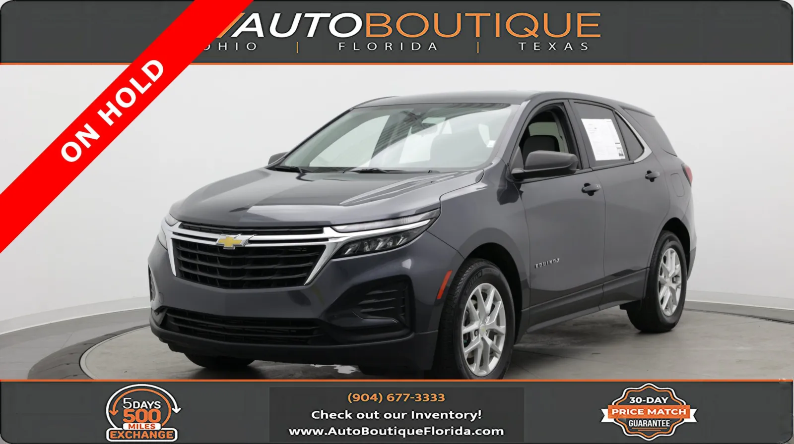 Gray 2022 Chevrolet Equinox LS for sale in Jacksonville, FL