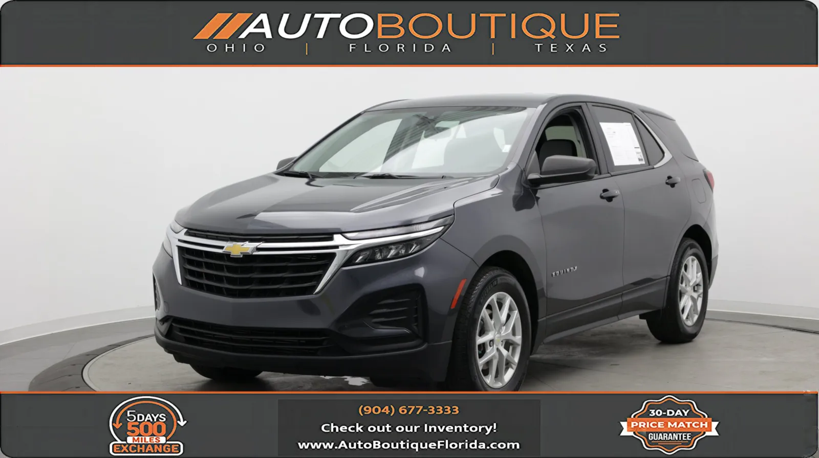 Gray 2022 Chevrolet Equinox LS for sale in Jacksonville, FL