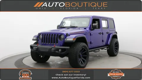Blue 2020 Jeep Wrangler Unlimited Rubicon for sale in Jacksonville, FL