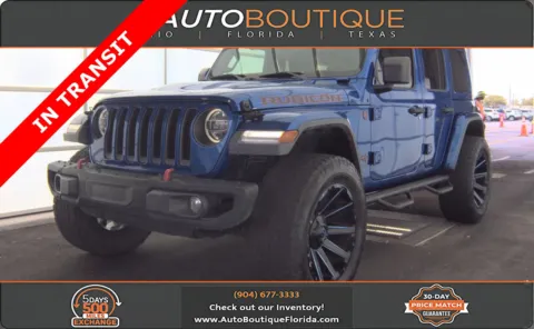 Blue 2020 Jeep Wrangler Unlimited Rubicon for sale in Jacksonville, FL