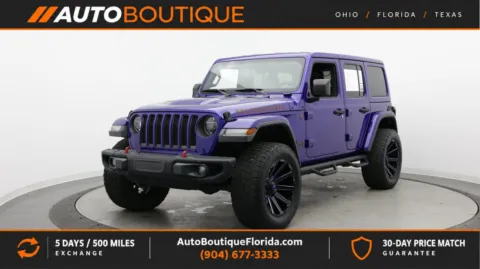Blue 2020 Jeep Wrangler Unlimited Rubicon for sale in Jacksonville, FL
