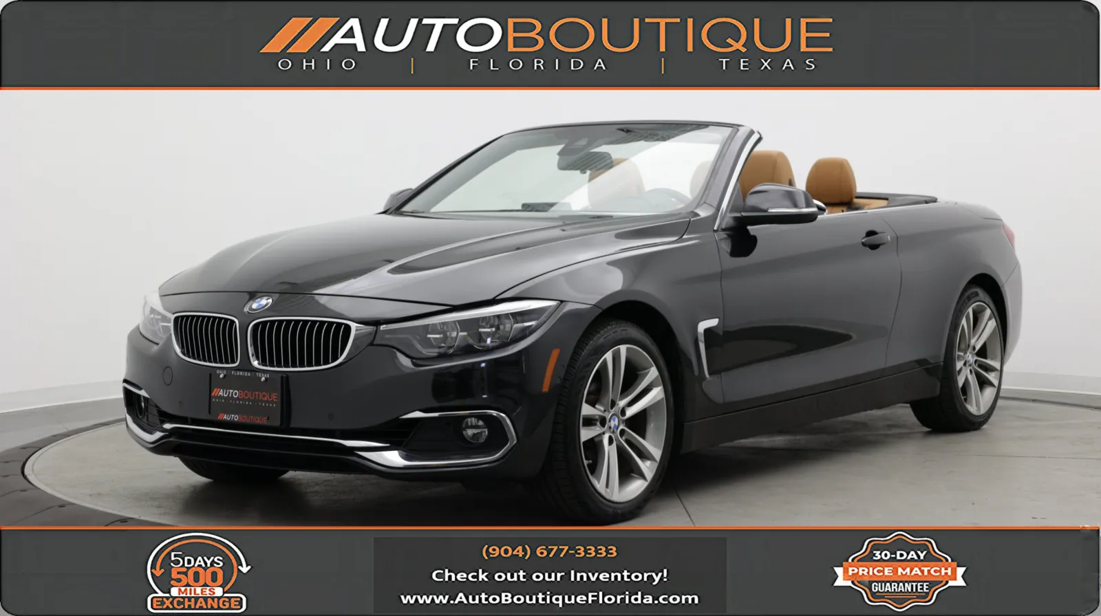 Black 2019 BMW 4 Series 430i xDrive for sale in Jacksonville, FL