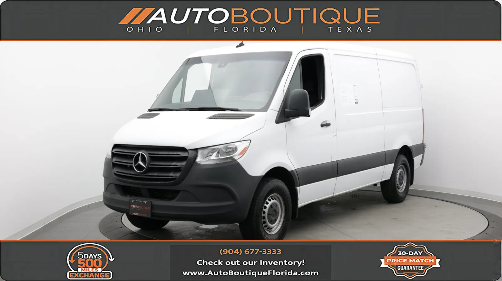 White 2022 Mercedes-Benz Sprinter Cargo Van 2500 for sale in Jacksonville, FL