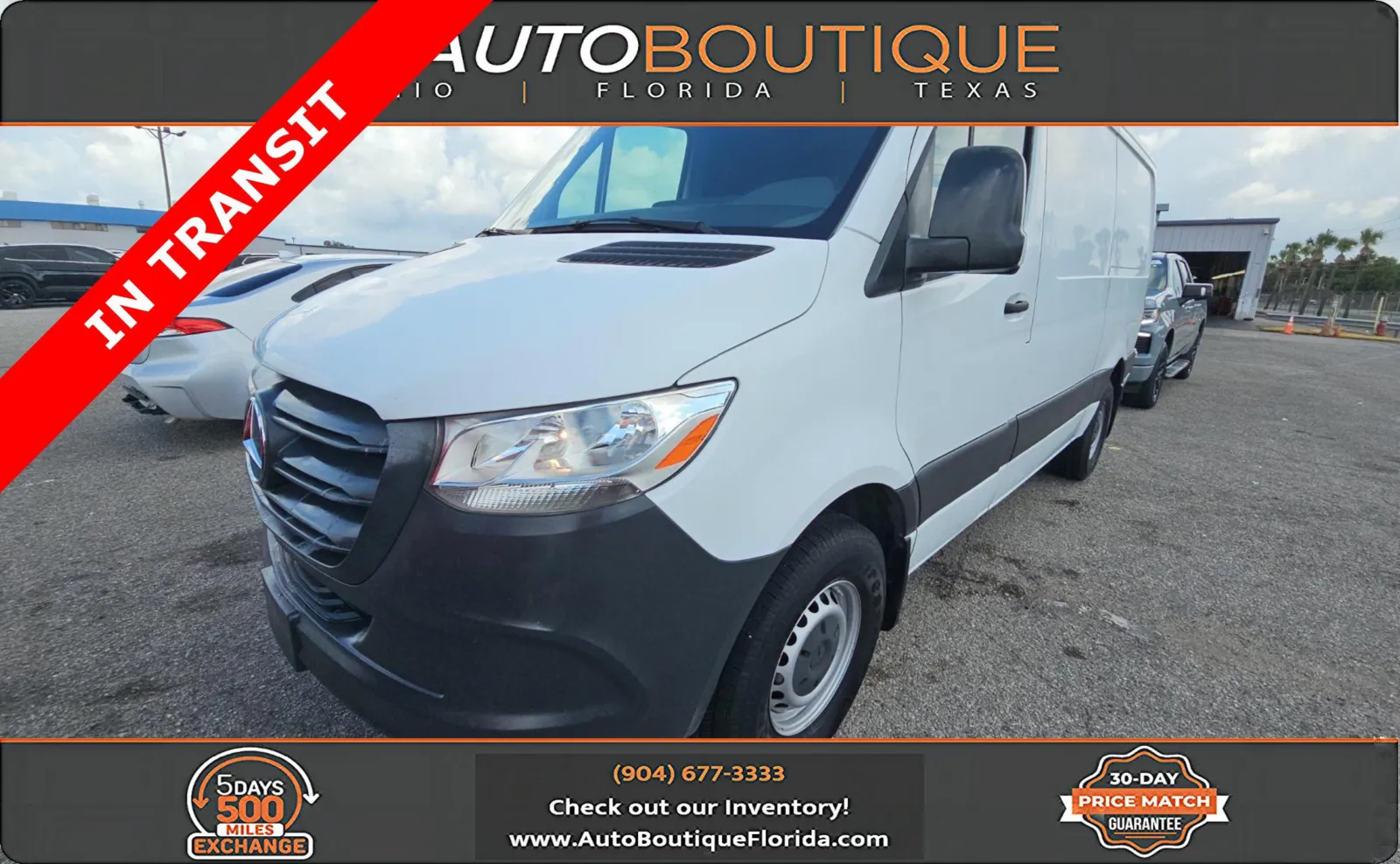 White 2022 Mercedes-Benz Sprinter Cargo Van 2500 for sale in Jacksonville, FL