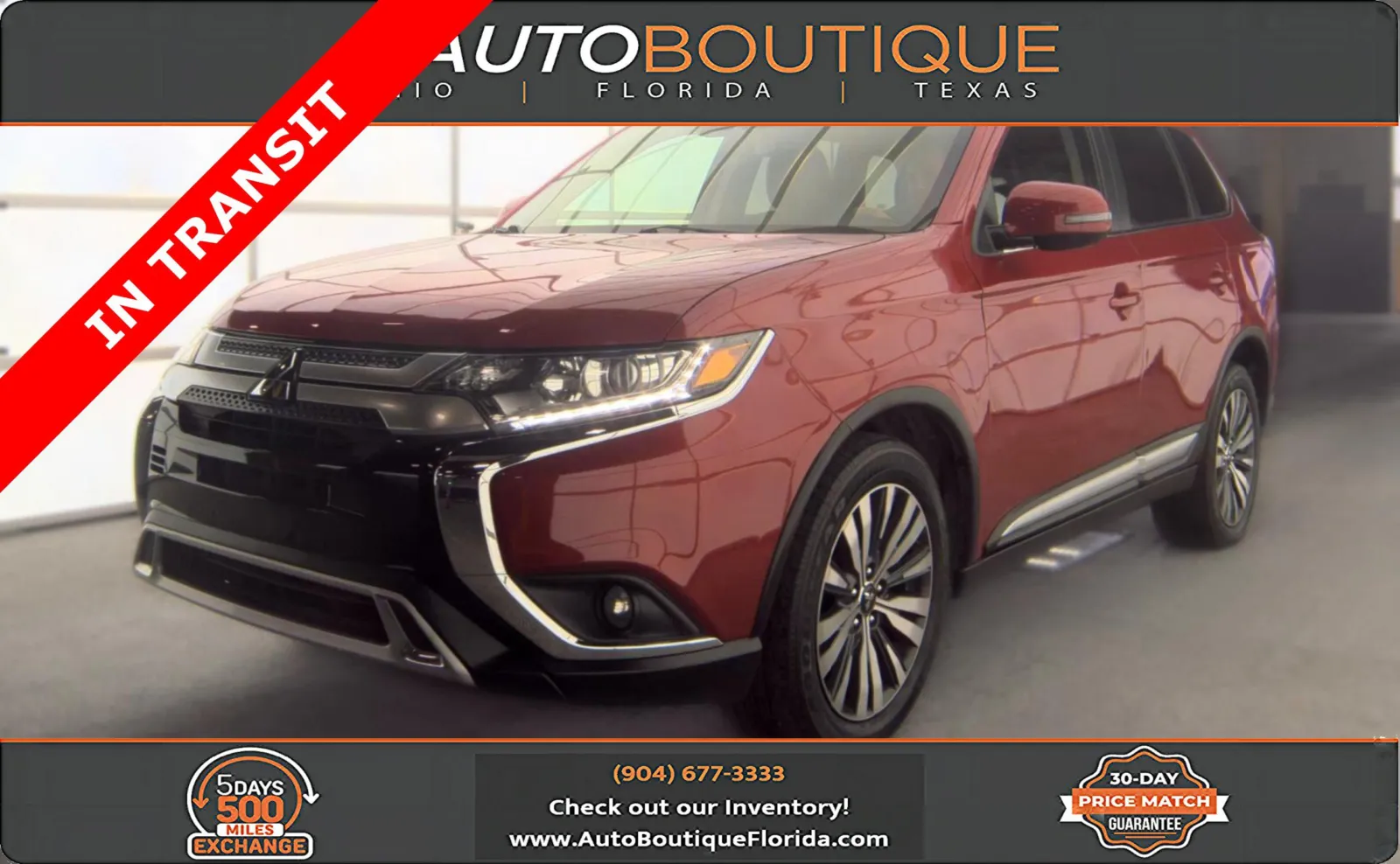Red 2020 Mitsubishi Outlander SEL for sale in Jacksonville, FL