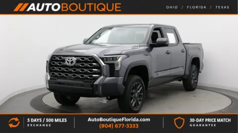 Gray 2025 Toyota Tundra Platinum Hybrid for sale in Jacksonville, FL