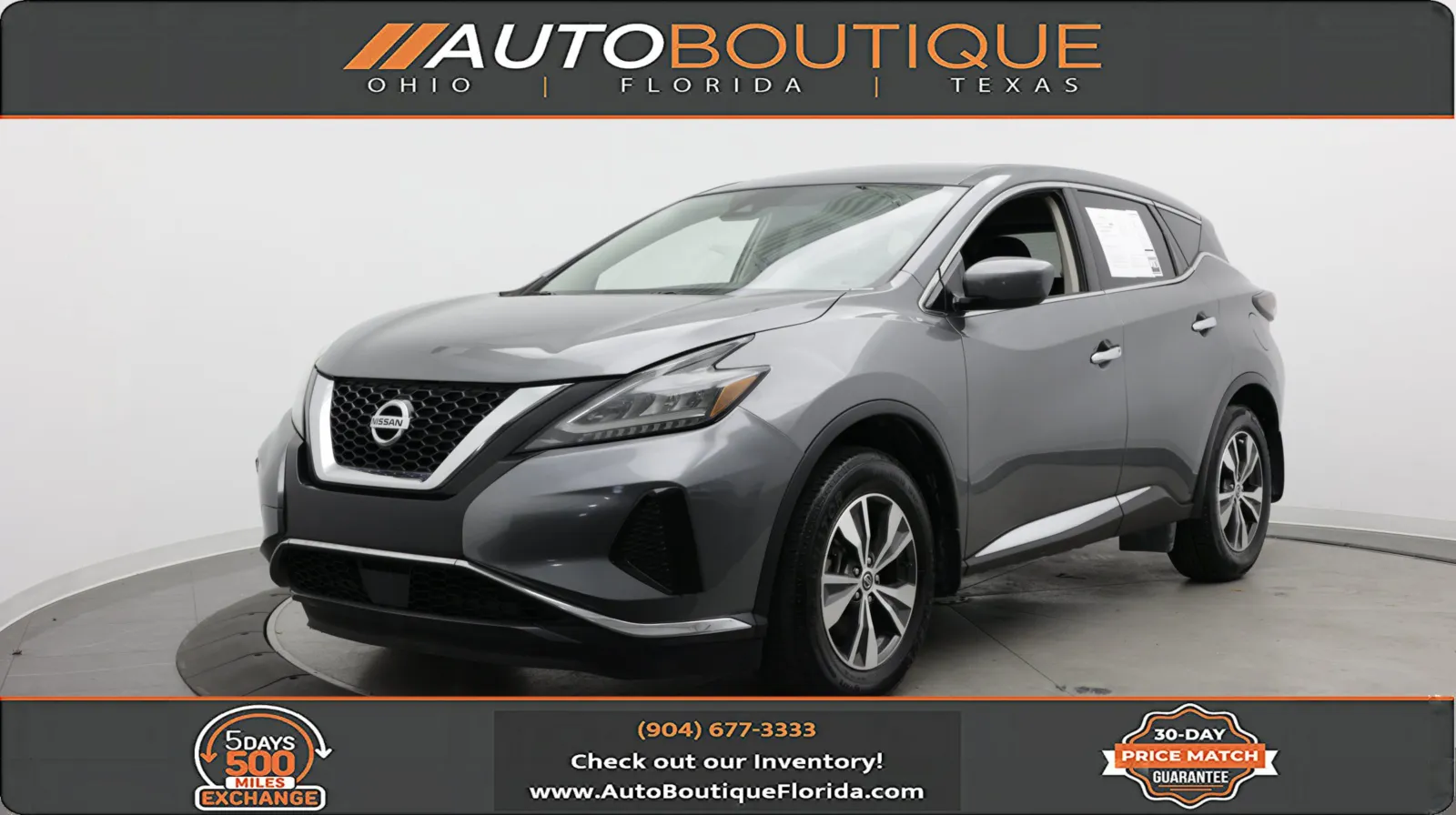 Gray 2022 Nissan Murano S for sale in Jacksonville, FL