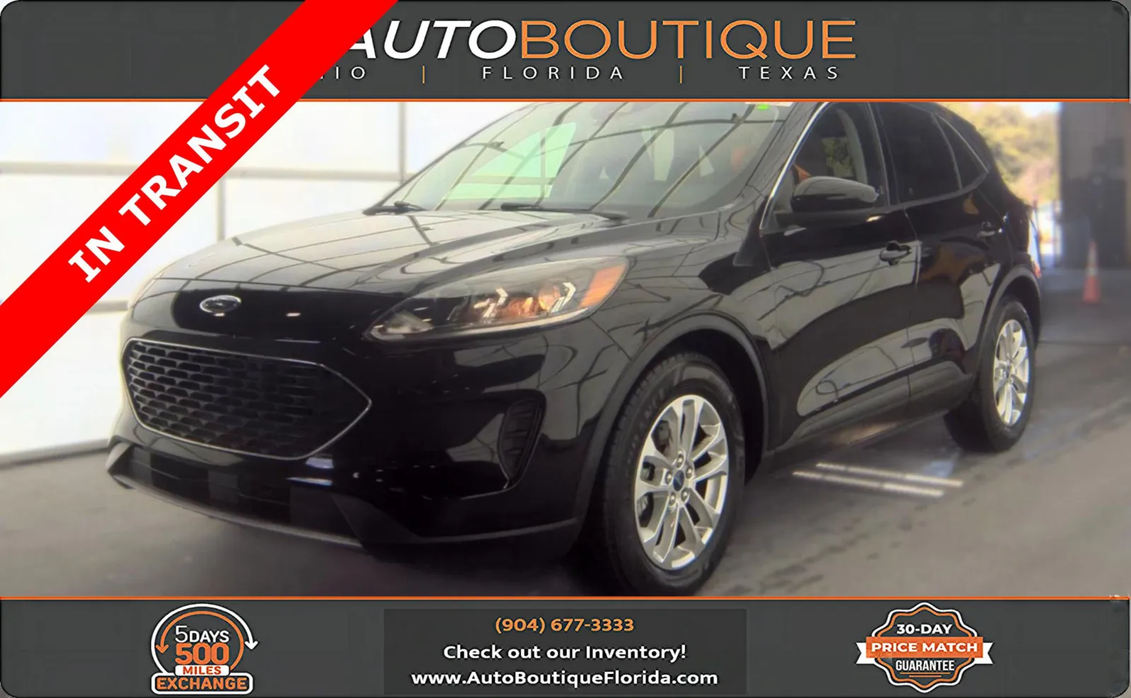 Black 2021 Ford Escape SE for sale in Jacksonville, FL