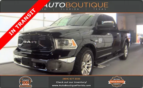 Black 2017 Ram 1500 Longhorn for sale in Jacksonville, FL