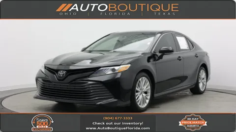 Black 2020 Toyota Camry XLE for sale in Jacksonville, FL