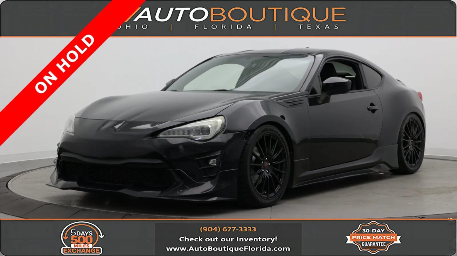 Black 2017 Subaru BRZ Limited for sale in Jacksonville, FL