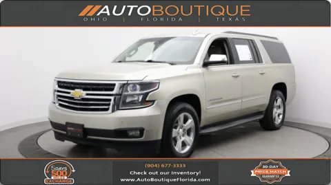 Silver 2016 Chevrolet Suburban LT for sale in Jacksonville, FL