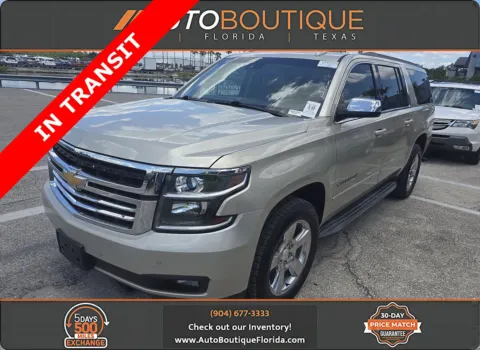 Silver 2016 Chevrolet Suburban LT for sale in Jacksonville, FL
