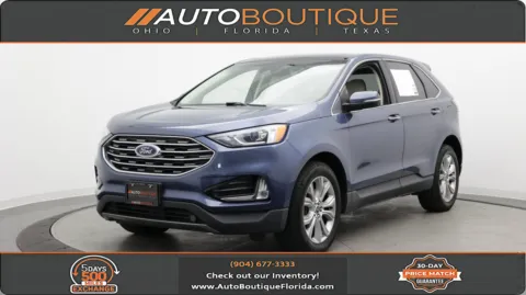 Blue 2019 Ford Edge Titanium for sale in Jacksonville, FL