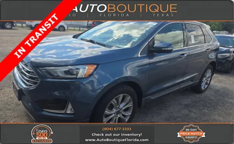 Blue 2019 Ford Edge Titanium for sale in Jacksonville, FL