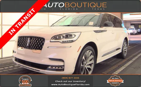 White 2022 Lincoln Aviator Grand Touring for sale in Jacksonville, FL