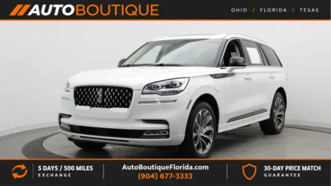 White 2022 Lincoln Aviator Grand Touring for sale in Jacksonville, FL