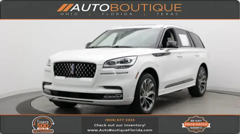 White 2022 Lincoln Aviator Grand Touring for sale in Jacksonville, FL