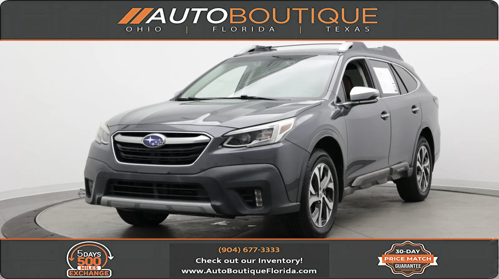 Gray 2020 Subaru Outback Touring XT for sale in Jacksonville, FL
