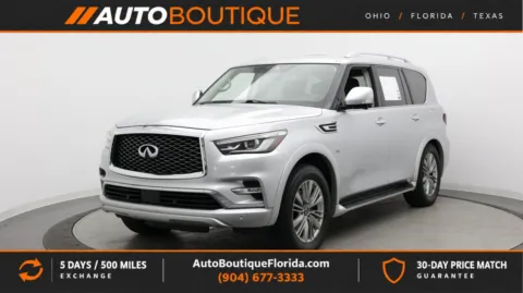 Silver 2018 INFINITI QX80 for sale in Jacksonville, FL