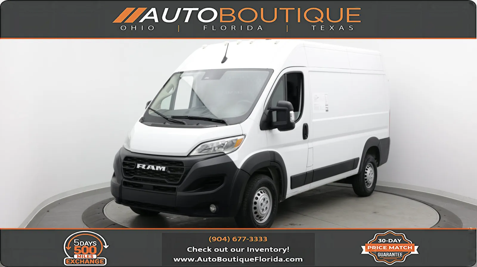 White 2024 Ram ProMaster Cargo Van Tradesman for sale in Jacksonville, FL
