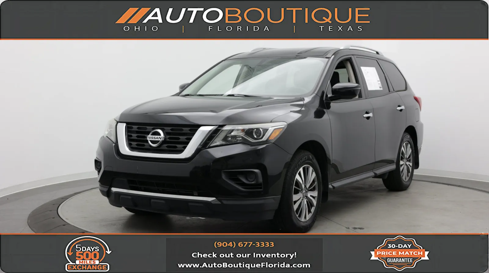 Black 2020 Nissan Pathfinder S for sale in Jacksonville, FL