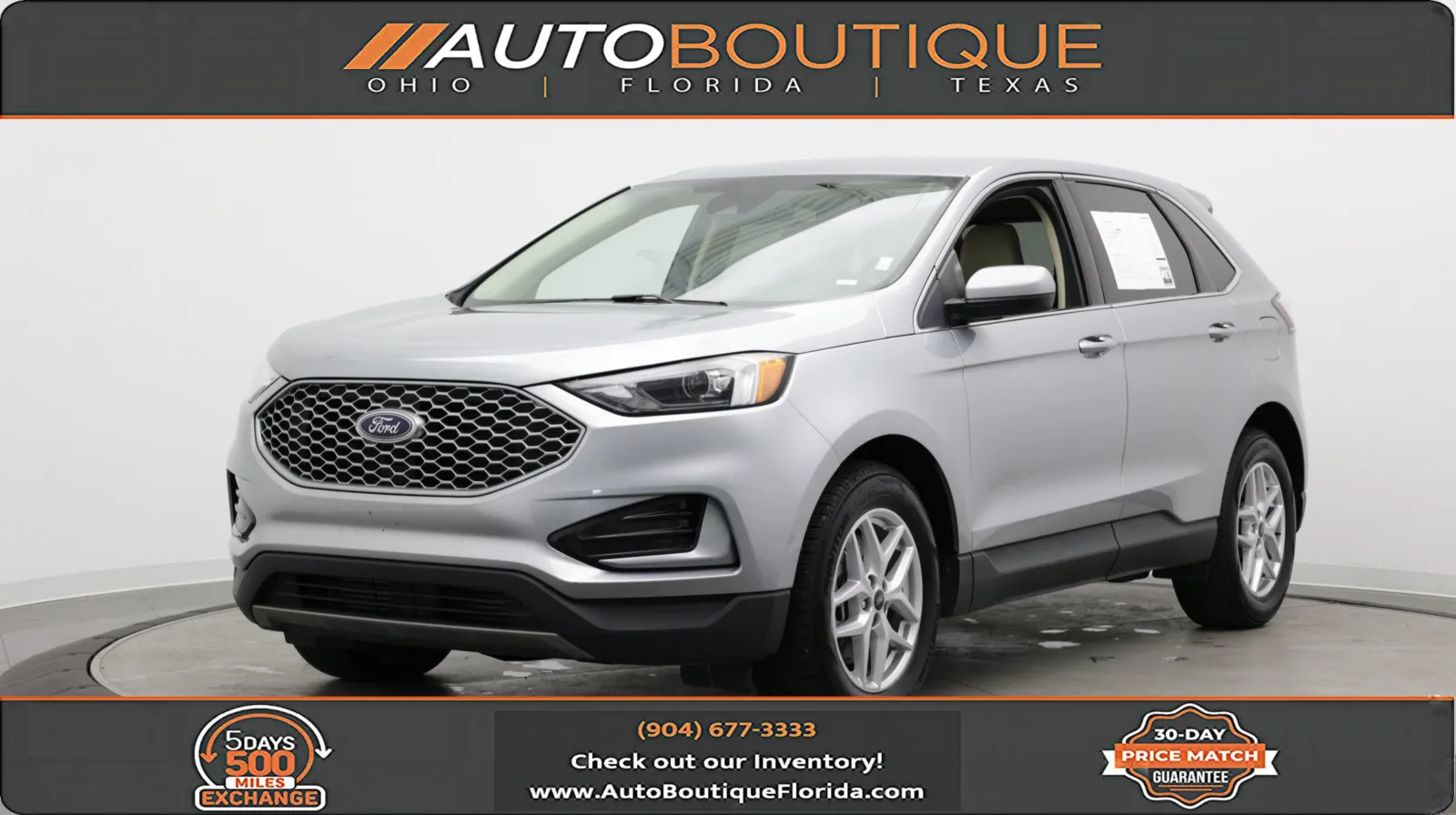 Silver 2024 Ford Edge SEL for sale in Jacksonville, FL