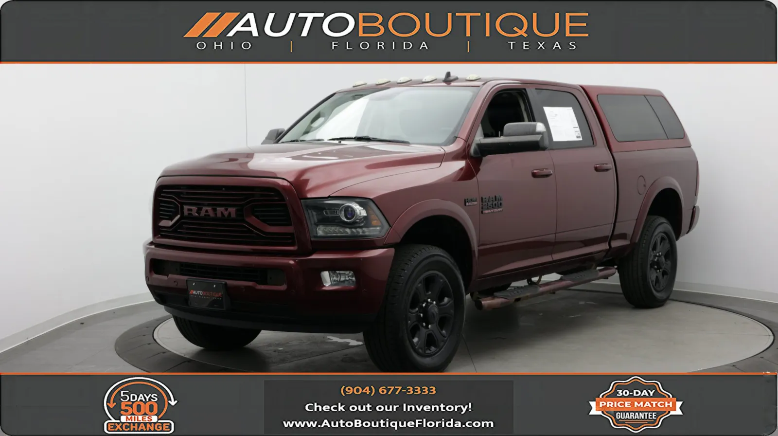 Red 2018 Ram 2500 Laramie for sale in Jacksonville, FL