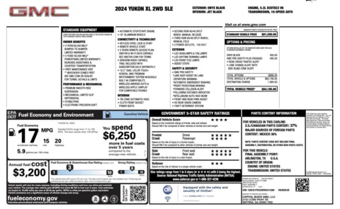 More photos of 2024 GMC Yukon XL SLE at Auto Boutique Florida, FL
