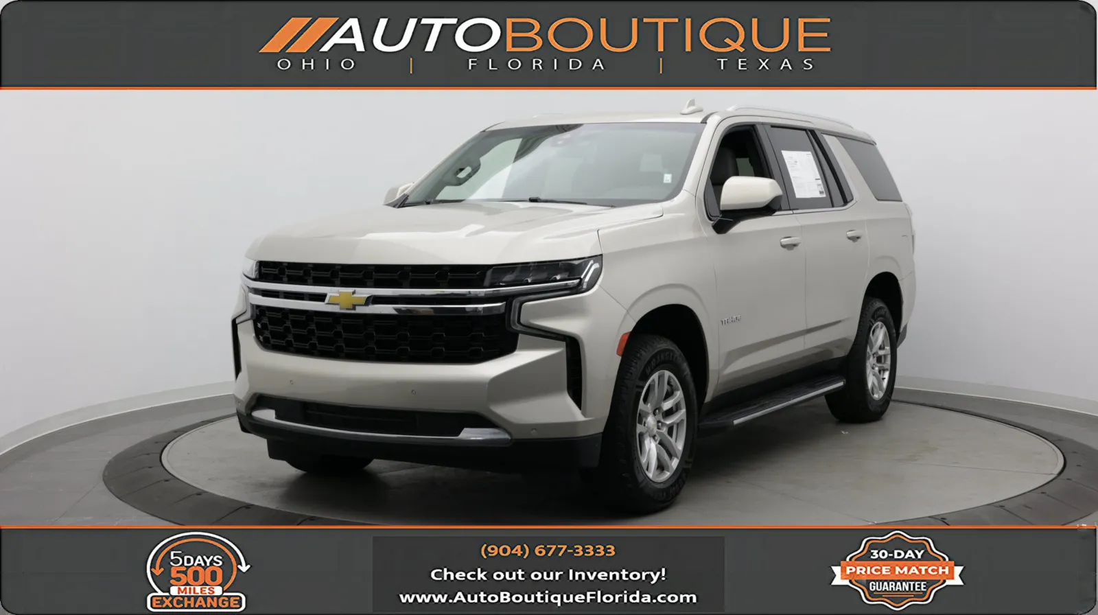 Beige 2022 Chevrolet Tahoe LS for sale in Jacksonville, FL