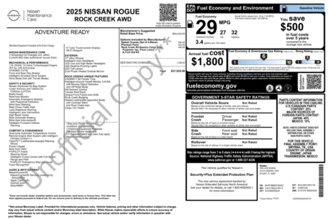 More photos of 2025 Nissan Rogue Rock Creek at Auto Boutique Florida, FL