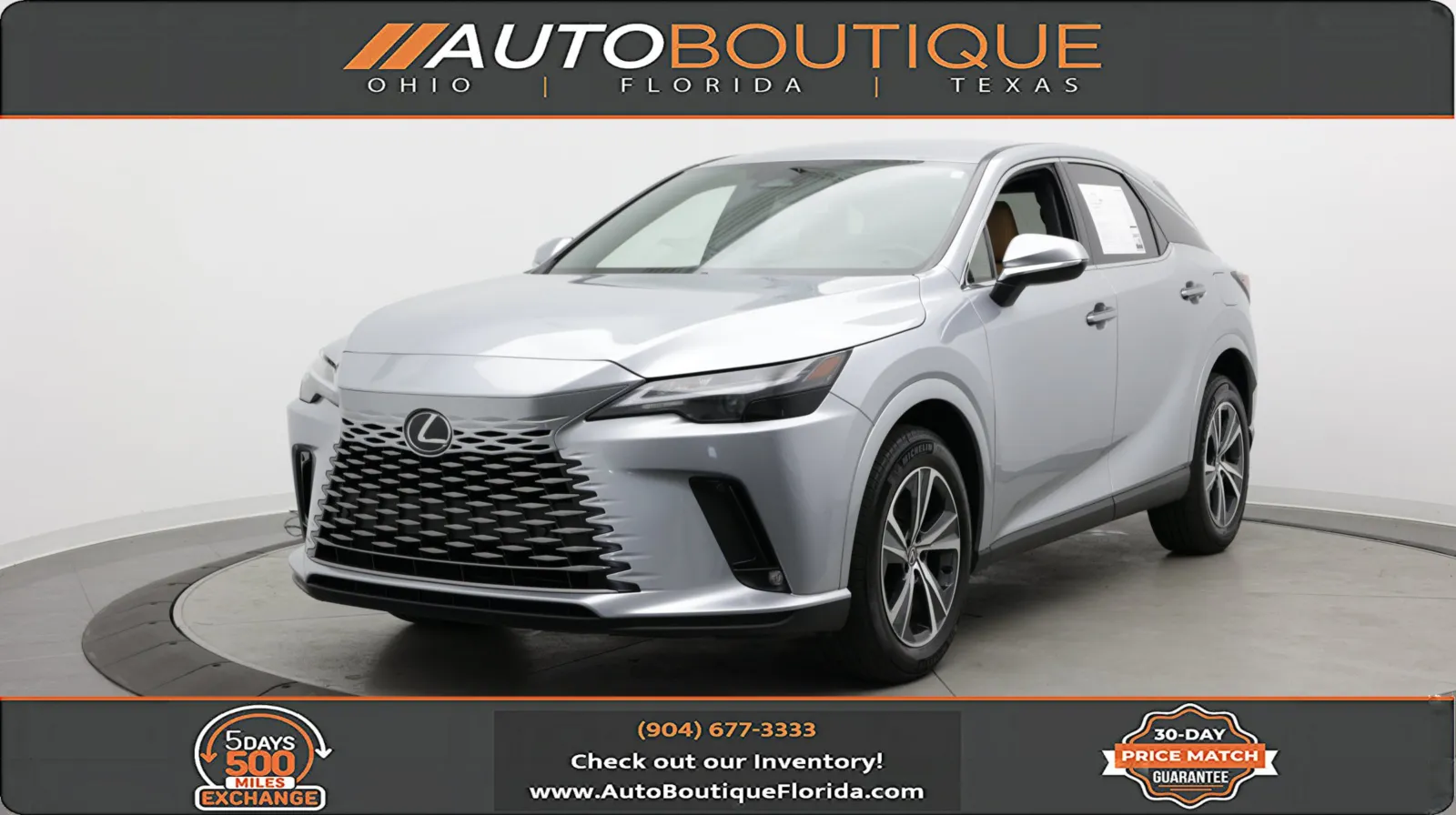 Silver 2025 Lexus RX 350 for sale in Jacksonville, FL