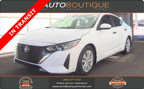 White 2024 Nissan Sentra S for sale in Jacksonville, FL