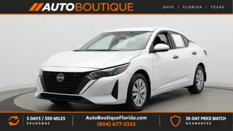 White 2024 Nissan Sentra S for sale in Jacksonville, FL