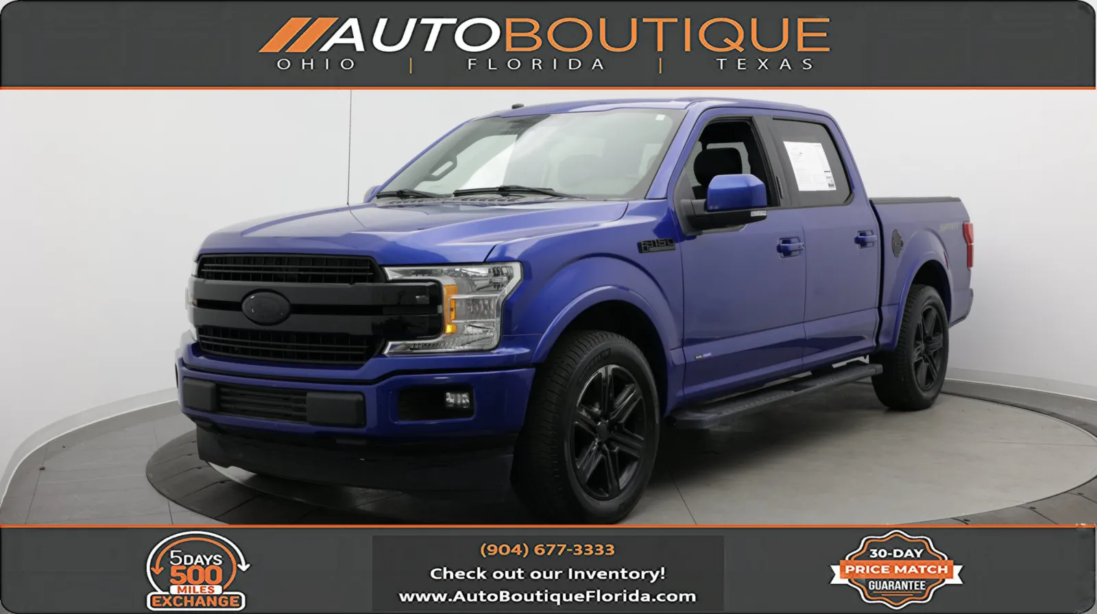 Gray 2018 Ford F-150 LARIAT for sale in Jacksonville, FL