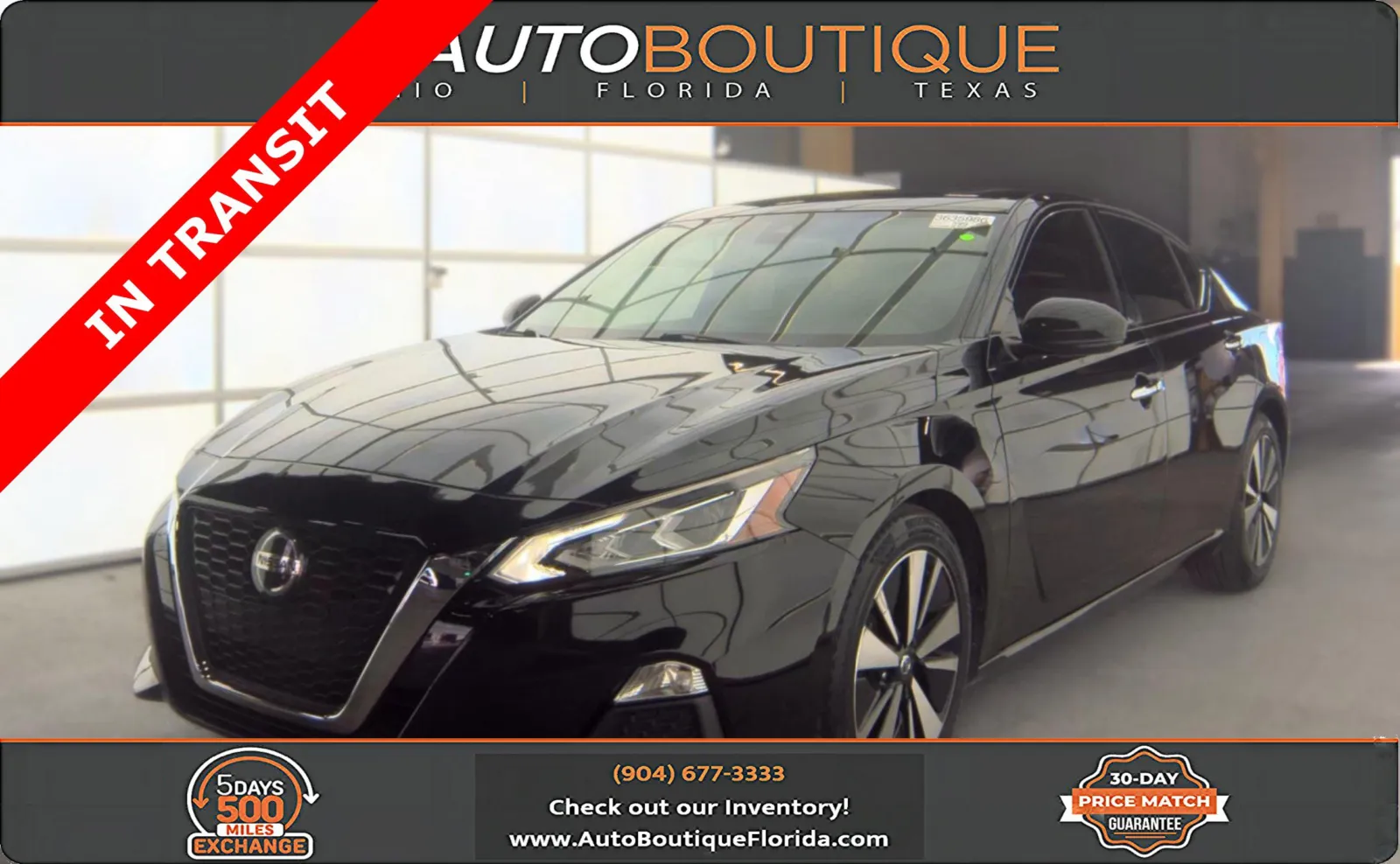 Black 2019 Nissan Altima 2.5 SL for sale in Jacksonville, FL