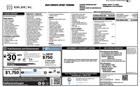 Photos of 2025 Buick Envista Sport Touring for sale in Jacksonville, FL at Auto Boutique Florida