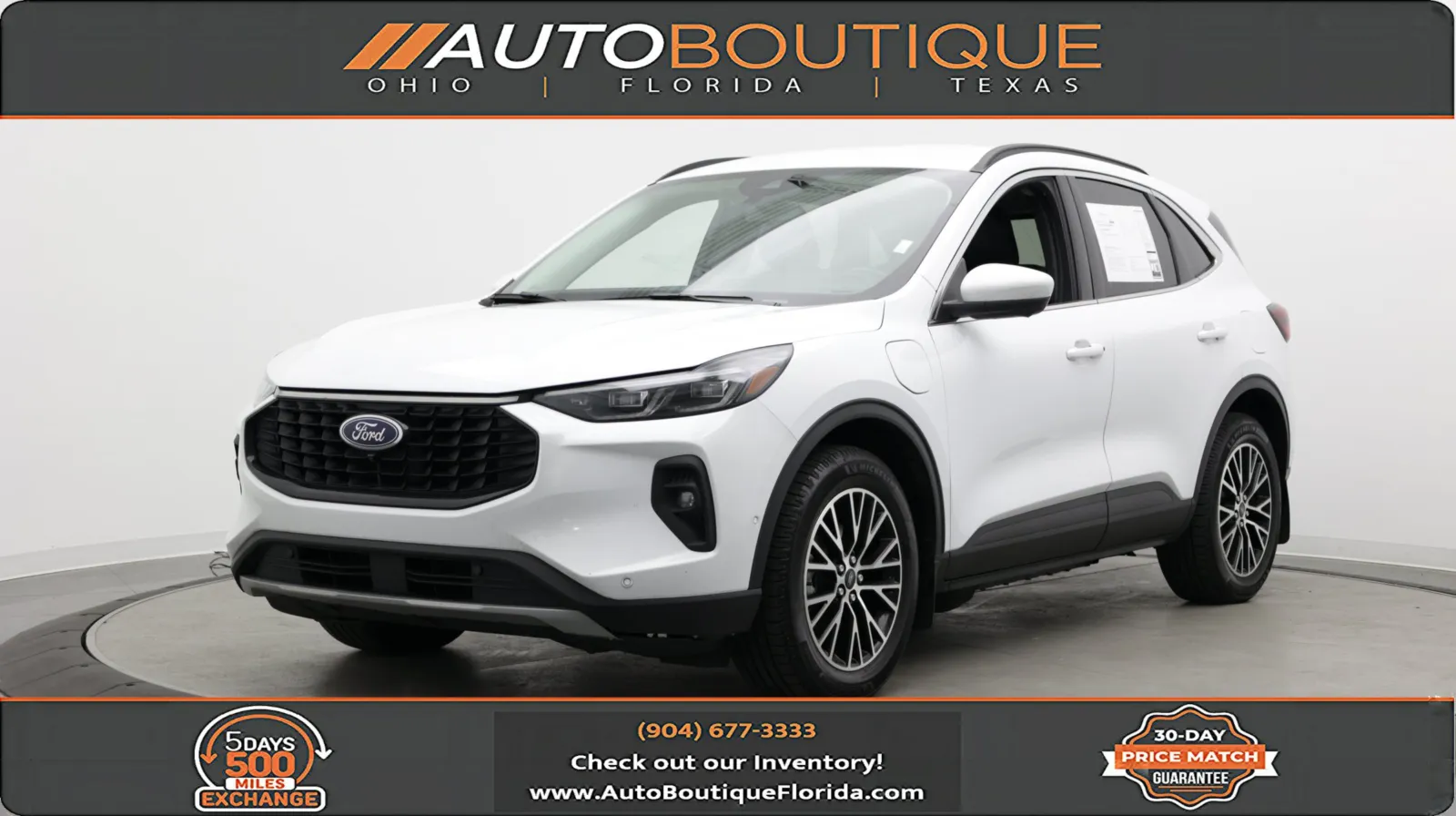 White 2023 Ford Escape PHEV for sale in Jacksonville, FL