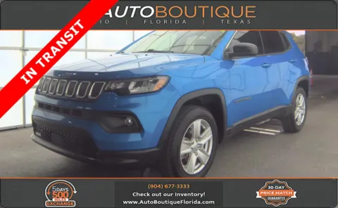 Blue 2022 Jeep Compass Latitude for sale in Jacksonville, FL