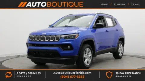 Blue 2022 Jeep Compass Latitude for sale in Jacksonville, FL