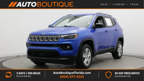 Blue 2022 Jeep Compass Latitude for sale in Jacksonville, FL