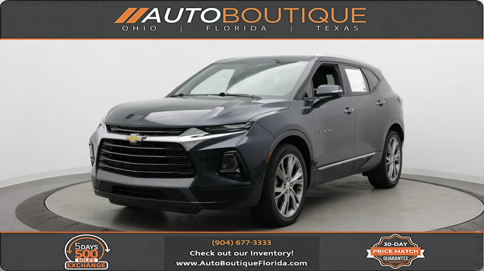Gray 2019 Chevrolet Blazer Premier for sale in Jacksonville, FL
